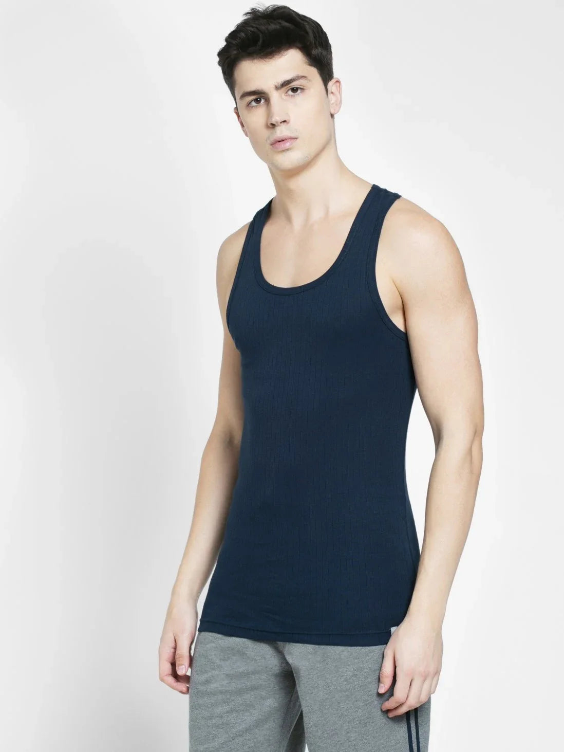 Jockey Round Neck Racer Back Vest, Jockey-9922